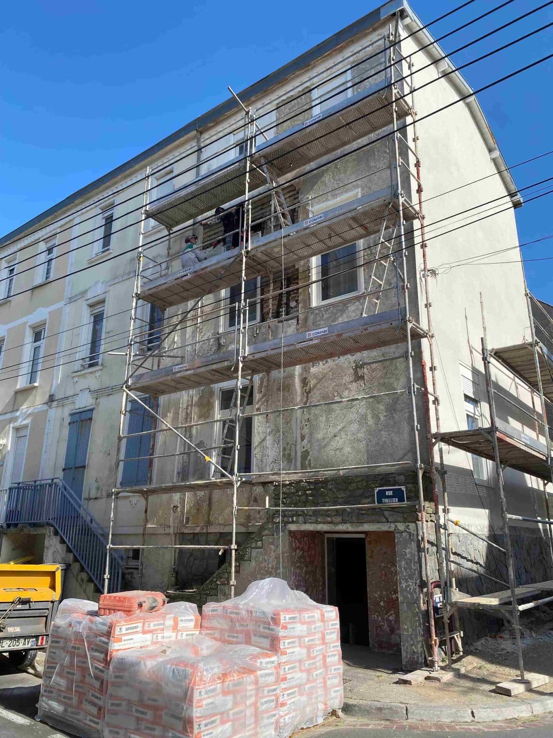 Rénovation de façade sur Berck