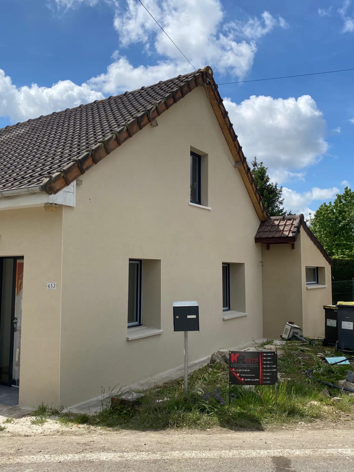 Rénovation de façade sur Gonnehem