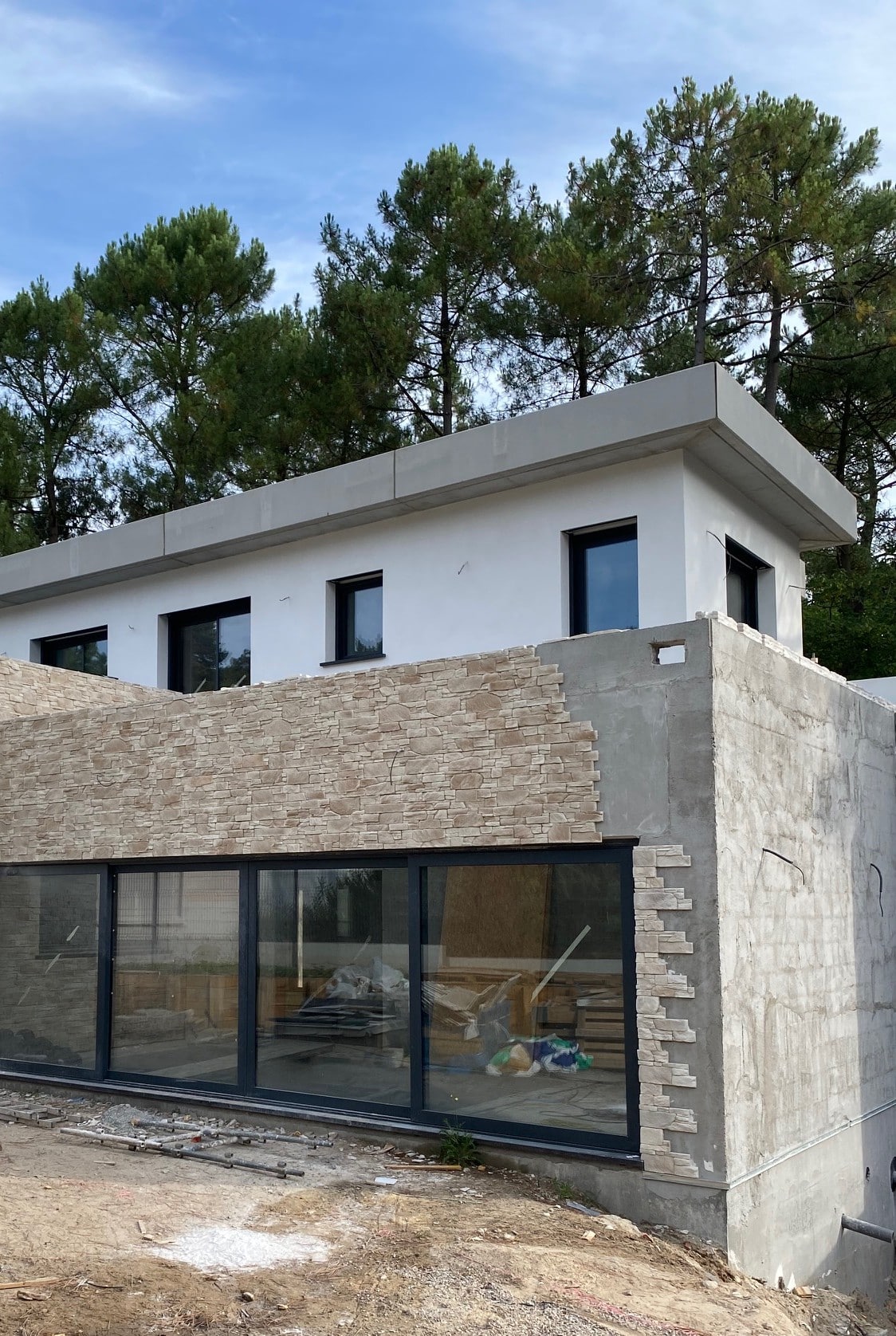 Enduit de façade sur Cucq