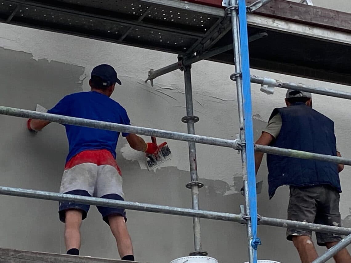 Rénovation de façade sur Houdain