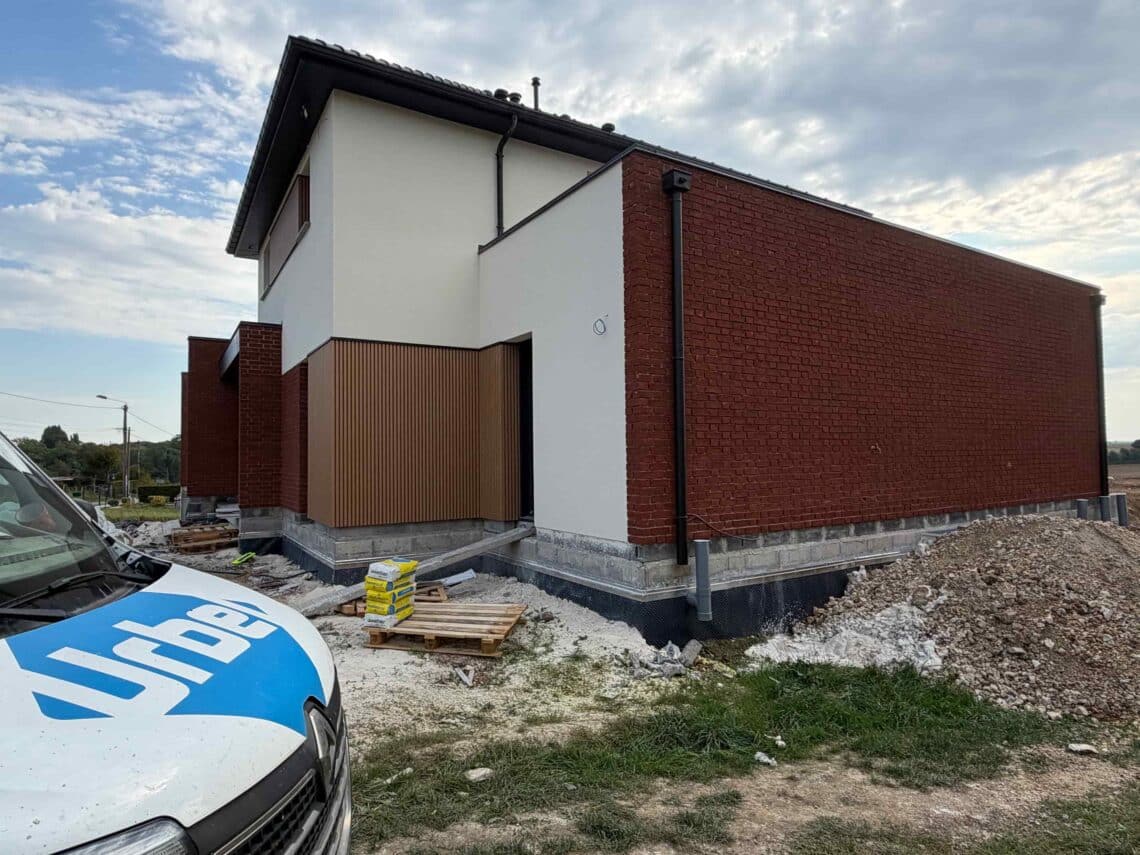 Enduit de façade sur Simencourt