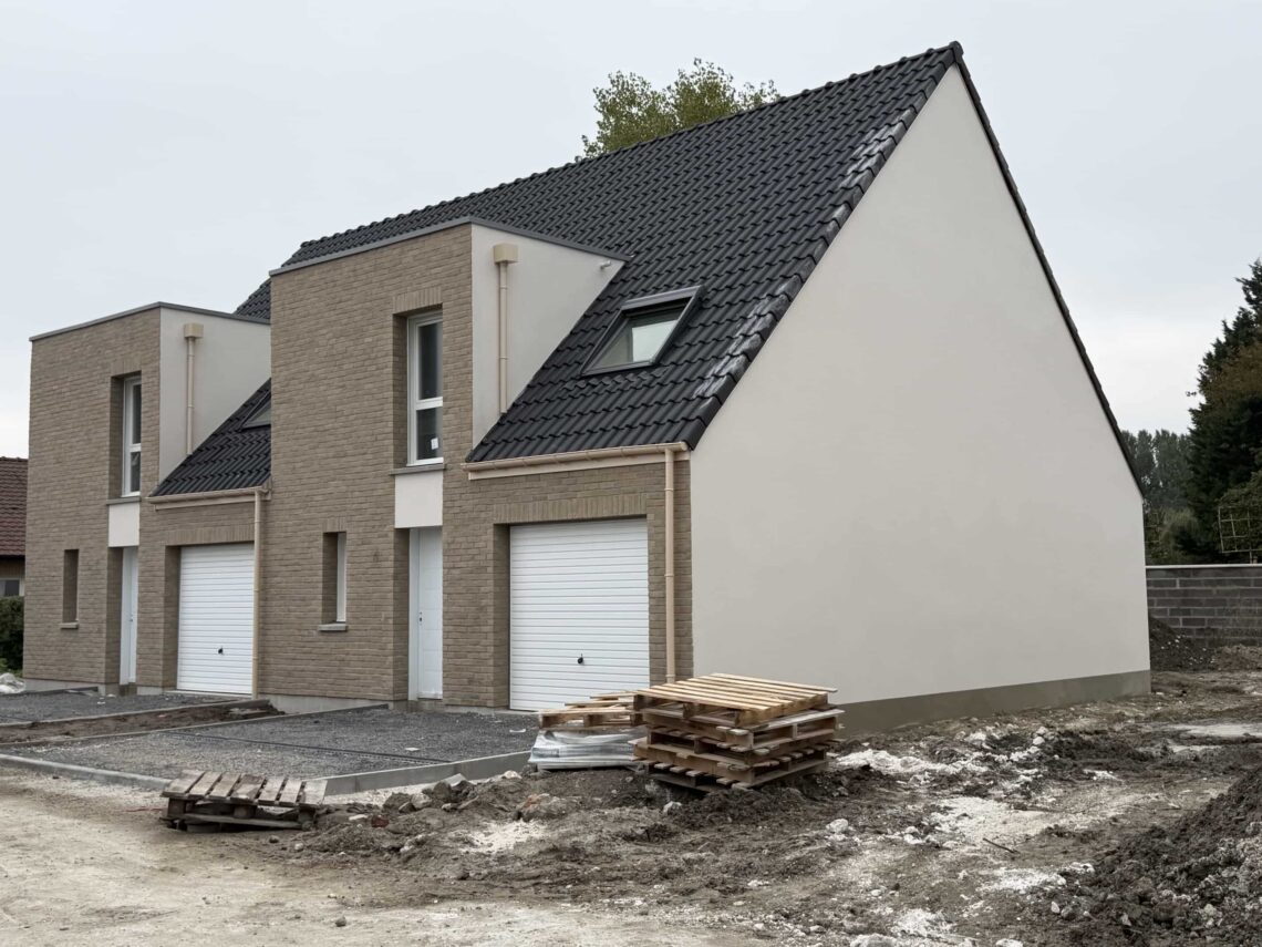 Enduit de façade sur Dunkerque